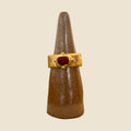 Aditya Hessonite ring on stand